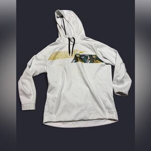 Nike men's Dri-FIT Therma fleece pullover hoodie - jungle print - size XL